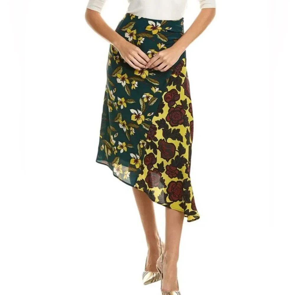 Weekend Max Mara Edgard Silk Skirt Size Small